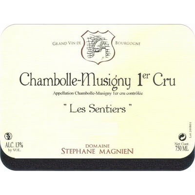 Stephane Magnien Chambolle-Musigny 1er Cru Les Sentiers 2020 (6x75cl)