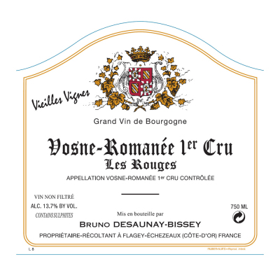 Desaunay-Bissey Vosne-Romanee 1er Cru Les Rouges VV 2019 (6x75cl)