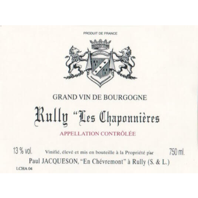Jacqueson Rully Les Chaponnieres 2023 (6x75cl)