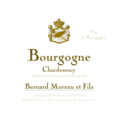 Bernard Moreau Bourgogne Chardonnay 2021 (12x75cl)