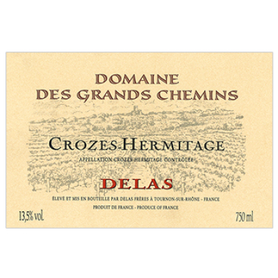 Delas Crozes Hermitage Domaine des Grands Chemins 2018 (6x75cl)