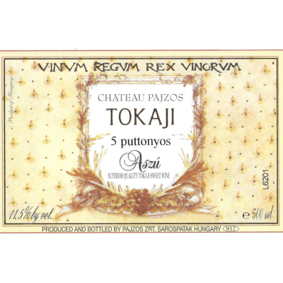 Pajzos Tokaji Aszu 5 Puttonyos 1993 (6x50cl)