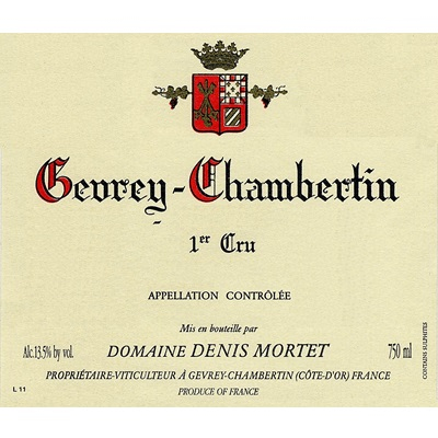Denis Mortet Gevrey-Chambertin 1er Cru 2018 (6x75cl)