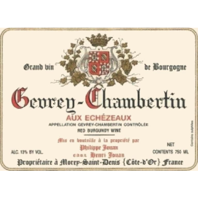Henri Jouan Gevrey-Chambertin Aux Echezeaux 2022 (6x75cl)