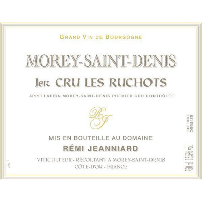 Remi Jeanniard Morey Saint Denis Ruchots 2019 (1x75cl)
