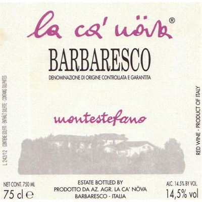 La Ca' Nova Barbaresco Montestefano 2017 (6x75cl)