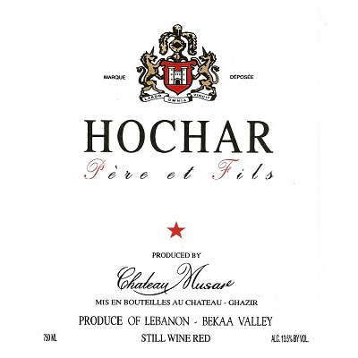 Chateau Musar Hochar Pere & Fils Red 2019 (6x75cl)