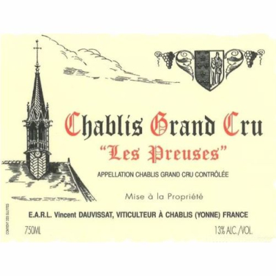 Dauvissat-Camus Chablis Grand Cru Les Preuses 2009 (6x75cl)
