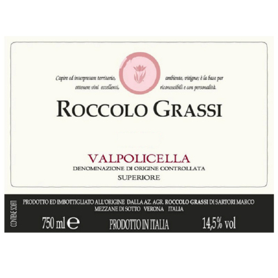Roccolo Grassi Valpolicella Superiore 2016 (6x75cl)