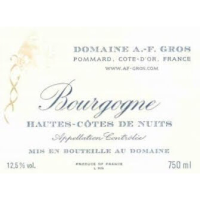 Anne-Francoise Gros Bourgogne Hautes Cotes Nuits 2019 (1x75cl)