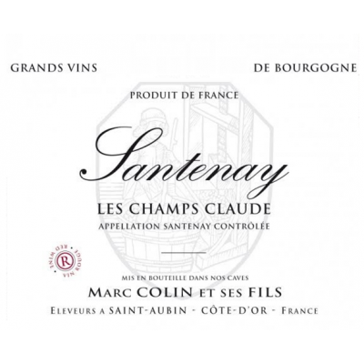 Marc Colin et Fils Santenay Champs Claude 2019 (6x75cl)
