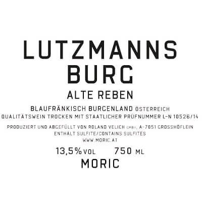 Moric Lutzmannsburg Blaufrankisch Alte Reben 2020 (1x75cl)