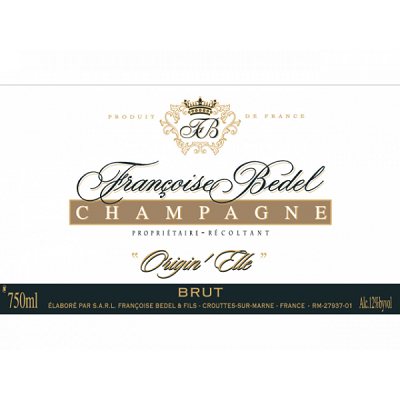 Francoise Bedel Cuvee Origin'elle Brut NV (1x75cl)