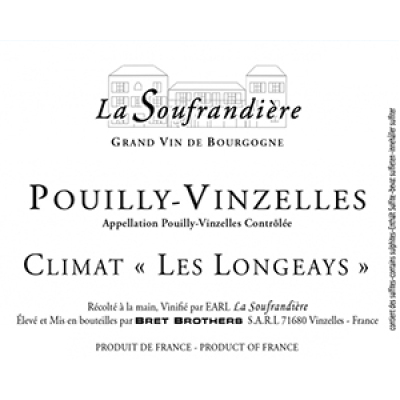 Soufrandiere Pouilly Vinzelles Climat Longeays 2014 (12x75cl)