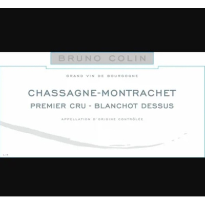 Bruno Colin Chassagne-Montrachet 1er Cru Blanchot Dessus 2021 (1x75cl)