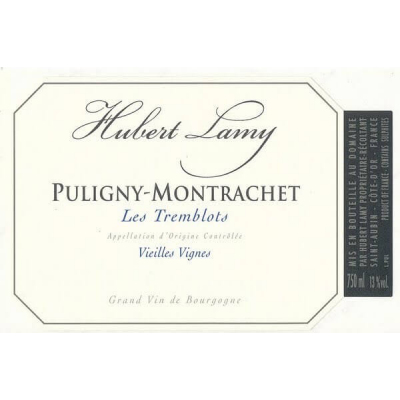 Hubert Lamy Puligny-Montrachet Les Tremblots VV 2019 (12x75cl)