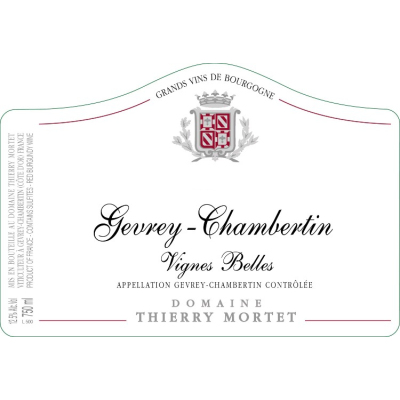 Thierry Mortet Gevrey-Chambertin Vignes Belles 2022 (6x75cl)