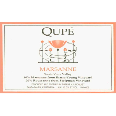 Qupe Santa Ynez Marsanne 2012 (12x75cl)