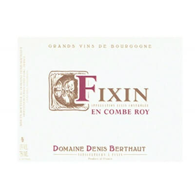 Berthaut-Gerbet Fixin En Combe Roy 2022 (1x75cl)