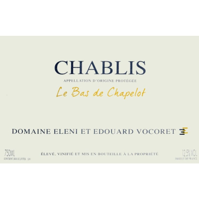 Vocoret Chablis Bas Chapelot 2021 (12x75cl)