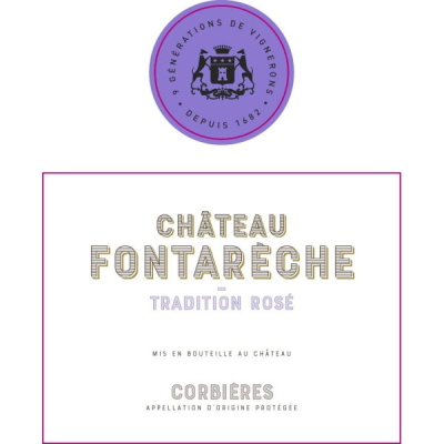 Chateau Fontareche Corbieres Tradition Rose 2024 (6x75cl)