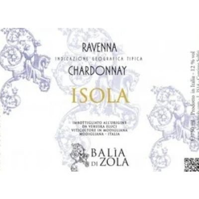 Balia Zola Isola Ravenna Chardonnay 2019 (6x75cl)