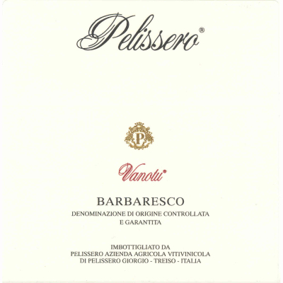 Pelissero Barbaresco Vanotu 2017 (6x75cl)