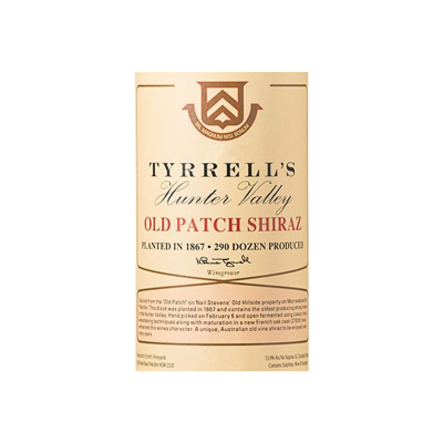Tyrrells Old Patch 1867 Shiraz 2019 (6x75cl)