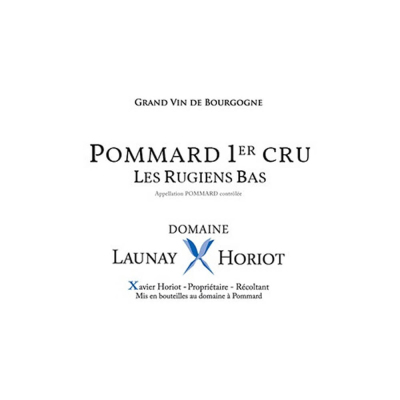 Launay Horiot Pommard 1er Cru Les Rugiens Bas 2021 (6x75cl)