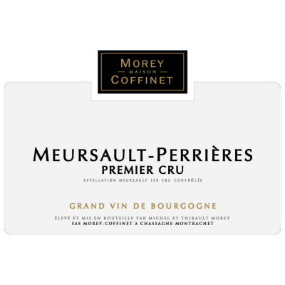 Morey-Coffinet Meursault-Perrieres 1er Cru 2019 (3x75cl)