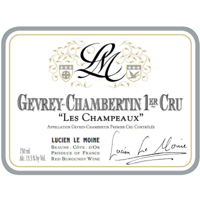 Lucien Le Moine Gevrey Chambertin 1er Cru Les Champeaux 2020 (6x75cl)
