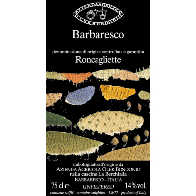 Olek Bondonio Barbaresco Roncagliette 2019 (6x75cl)