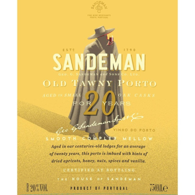 Sandeman Tawny Porto 20 YO NV (6x75cl)