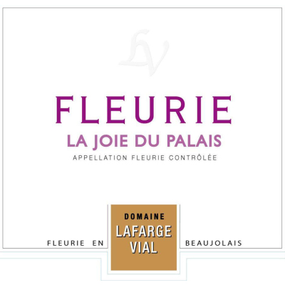 Lafarge Vial Fleurie Joie Palais 2022 (12x75cl)
