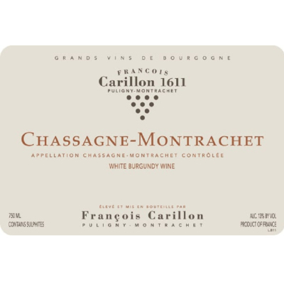 Francois Carillon Chassagne-Montrachet 2022 (12x75cl)