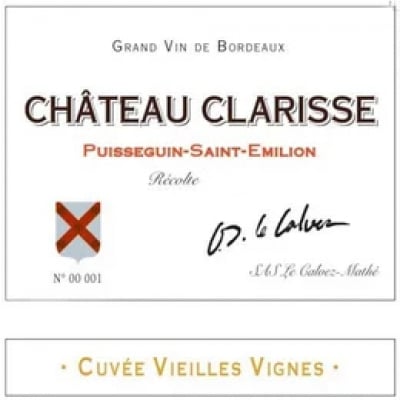 Chateau Clarisse 'Cuvee Vieilles Vignes' 2013 (6x150cl)