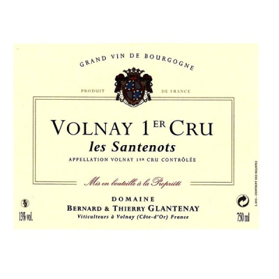 Bernard & Thierry Glantenay Volnay 1er Cru Santenots 2017 (6x75cl)