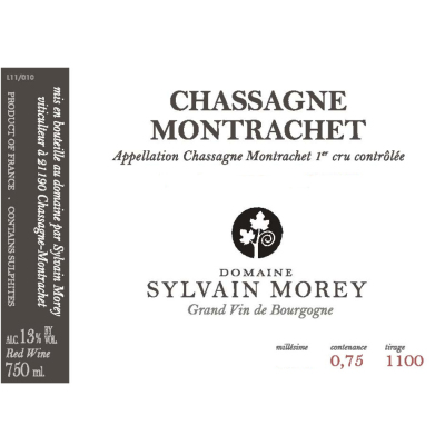 Sylvain Morey Chassagne Montrachet Rouge 2019 (1x75cl)
