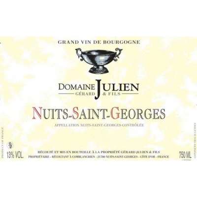 Julien Gerard Nuits-Saint-Georges 2020 (6x75cl)