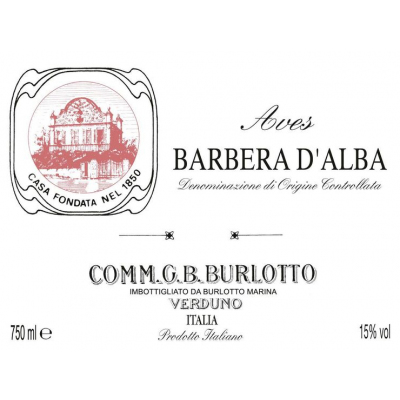 Burlotto Barbera d'Alba 2021 (6x75cl)
