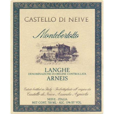 Castello di Neive Langhe Arneis Montebertotto 2021 (1x75cl)