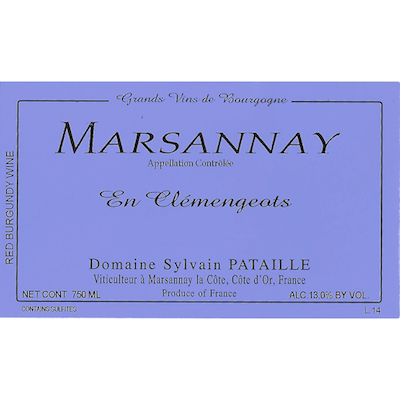Sylvain Pataille Marsannay En Clemengeots 2022 (6x75cl)
