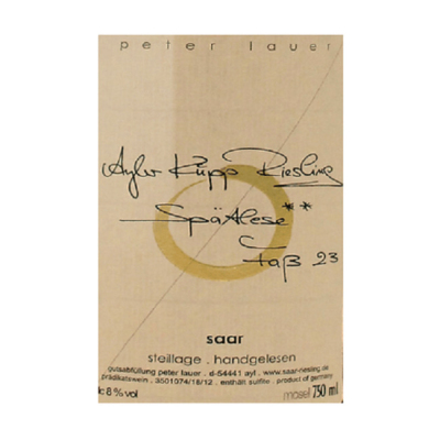 Peter Lauer Ayler Kupp Riesling Spatlese Fass 23 Auktion 2022 (1x75cl)
