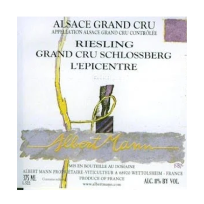 Albert Mann Riesling Schlossberg Epicentre  2016 (6x37.5cl)
