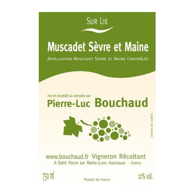 Pierre Luc Bouchaud Muscadet Sevre et Maine Sur Lie 2014 (6x75cl)