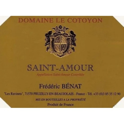 Cotoyon (Frederic Benat) Saint Amour 2016 (6x75cl)