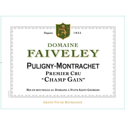 Domaine Faiveley Puligny-Montrachet 1er Cru Champ Gain 2022 (6x75cl)