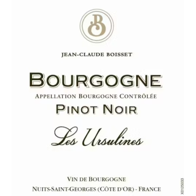 Jean-Claude Boisset Bourgogne Pinot Noir Ursulines 2023 (12x75cl)