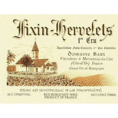 Bart Fixin 1er Cru Hervelets 2019 (6x75cl)