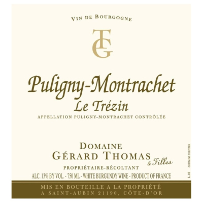 Gerard Thomas Puligny-Montrachet Trezin 2020 (12x75cl)